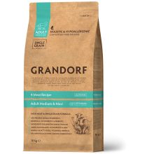 GRANDORF Dog Adult 4 Meat and Brown Rice Grain Free Medium&Maxi 10 Kg száraz kutyatáp