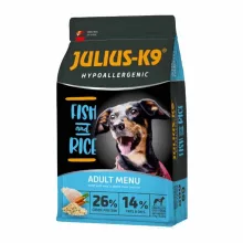 JULIUS K9 kutya Hypoallergenic Adult Fish and Rice Adult Hal,rizs 12kg