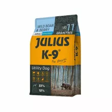 JULIUS K9 kutya Hypoallergenic Utility Dog Ault Wild boar berry 10kg