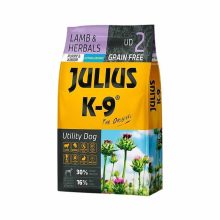 JULIUS K9 kutya Hypoallergenic Utility Dog Puppy Lamb Herbals 10kg