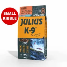 JULIUS K9 kutya Hypoallergenic Utility Dog Ault SMALL Salmon Spinach 10kg