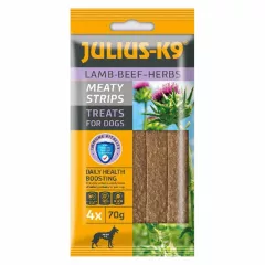   JULIUS K9 Meaty Snack Bárány+Gyógynövény 70g Jutalomfalat kutyáknak