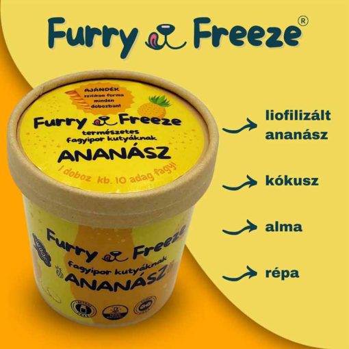 FURRY FREEZE fagylaltpor kutyáknak ANANNÁSZ 60g