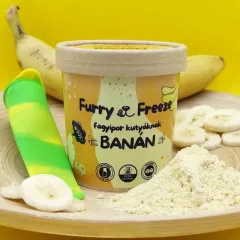 FURRY FREEZE fagylaltpor kutyáknak BANÁN 60g