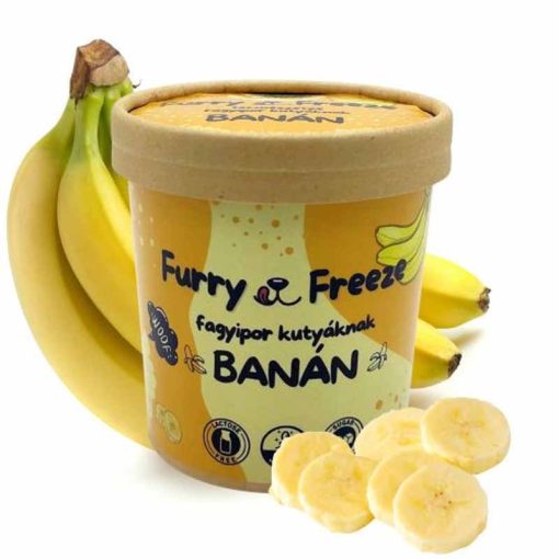 FURRY FREEZE fagylaltpor kutyáknak BANÁN 60g