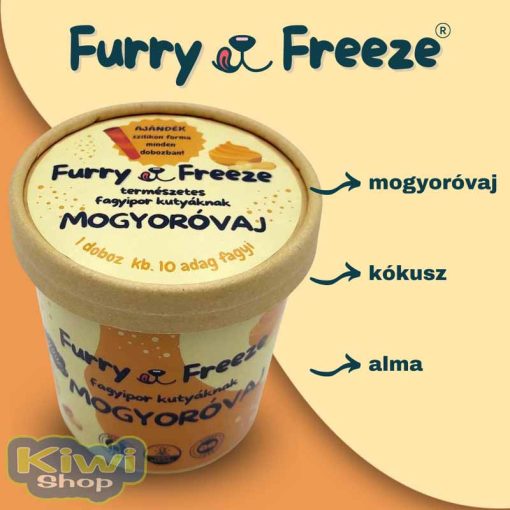 FURRY FREEZE fagylaltpor kutyáknak MOGYORÓVAJ 60g
