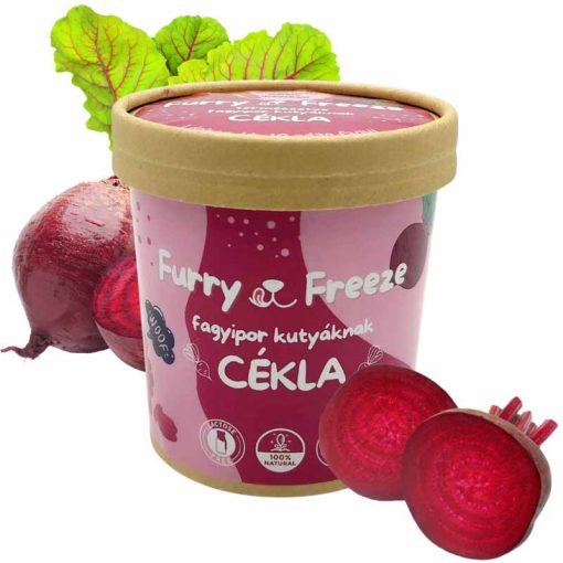 FURRY FREEZE fagylaltpor kutyáknak CÉKLA 60g