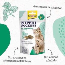 GIMCAT NUTRI POCKETS CatNip&Multi 60g
