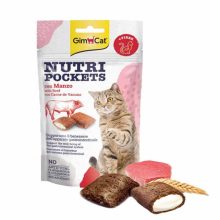 GIMCAT NUTRI POCKETS Marha&Malt 60g