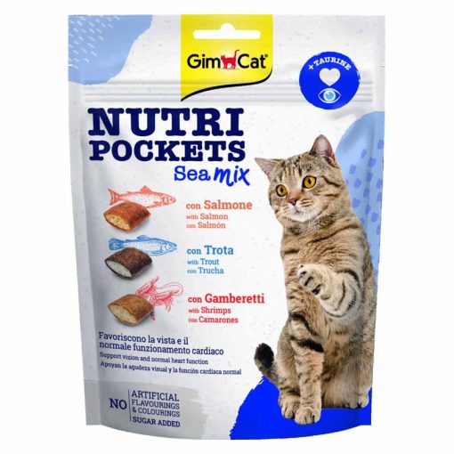 GIMCAT NUTRI POCKETS Tengeri Mix 150g