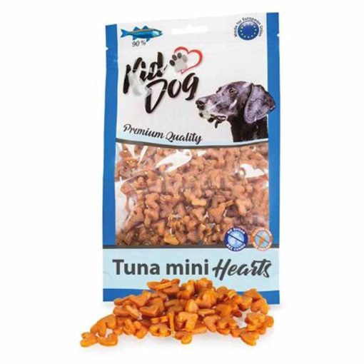 KIDDOG Mini tuna Hearts jutalomfalat kutyák részére 70g (tonhal)