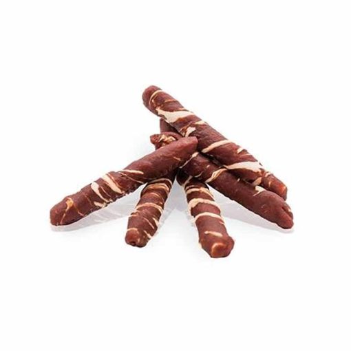 KIDDOG Beef steak sticks Mini marhahús, nyersbőrön 7-8cm/80g jutalomfalat kutyáknak