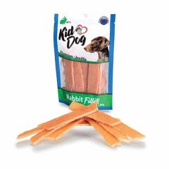 KIDDOG Rabbit Fillets nyúlhús 80g jutalomfalat kutyáknak