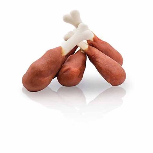 KIDDOG Rabbit Leg Calcium Bone Nyúlhús Kálciumos csonton 250g jutalomfalat kutyák részére