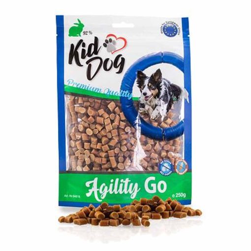 KIDDOG Agility GO MINI Nyúlhús 250g jutalomfalat kutyáknak