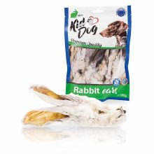 KIDDOG Rabbit Ears szőrös nyúlfül 180g jutalomfalat kutyáknak