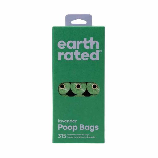 EARTH RATED Környezetbarát Levendula Illatú Ürülék.Zsák 21rolni x15db (315db)