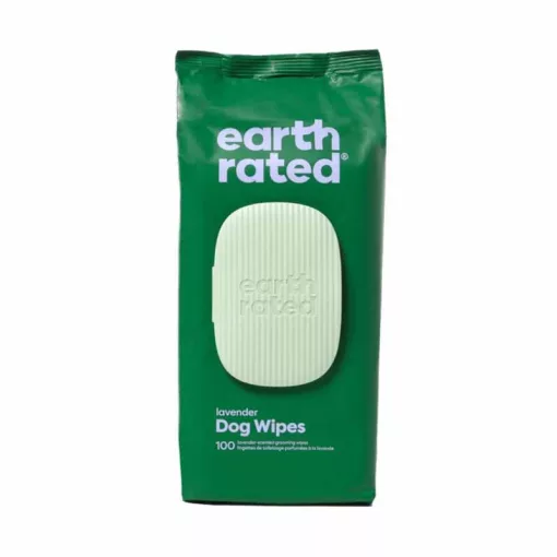EARTH RATED Környezetbarát Levendula Illatú Nedves Törlőkendő (100 db)