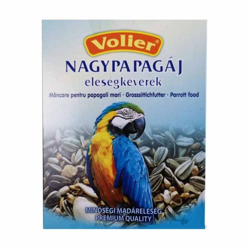 KM VOLIER Nagypapagáj eleség 1kg Dobozos