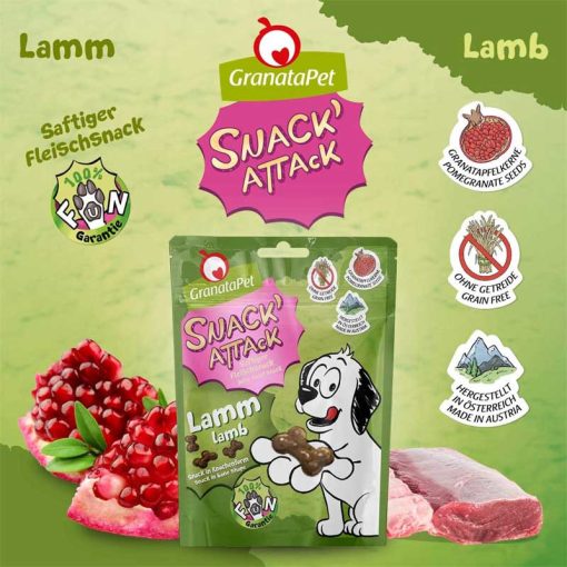 GRANATAPET Dog snack Attact Lamb 100g