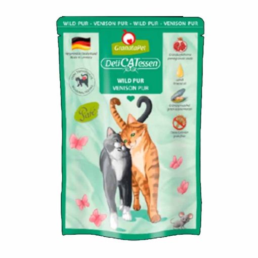 GRANATAPET Cat alutasakos Delicatessen Pouch Wild Pur 85g