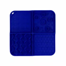 EAT SLOW LIVE LONGER Fun & Relax Lick Mat Kék cca.21x21cm
