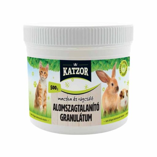 KATZOR Macskaalomszagtalanító granulátum 500g Mangó és Citrus illattal