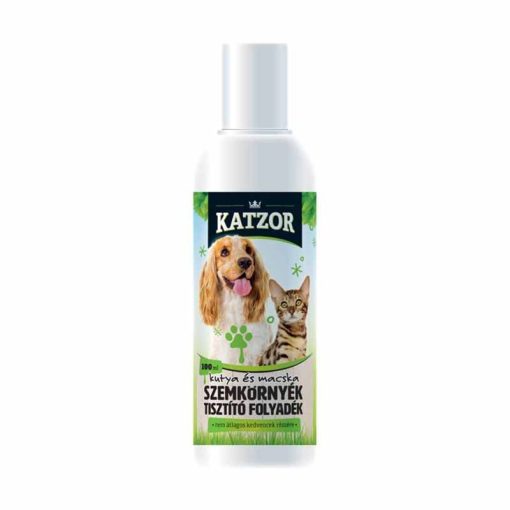 KATZOR szemkörnyék tisztító Kutya-Macska 100ml