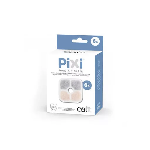 Catit Pixie Fountain Filter szűrő filter ívókutakhoz 6db