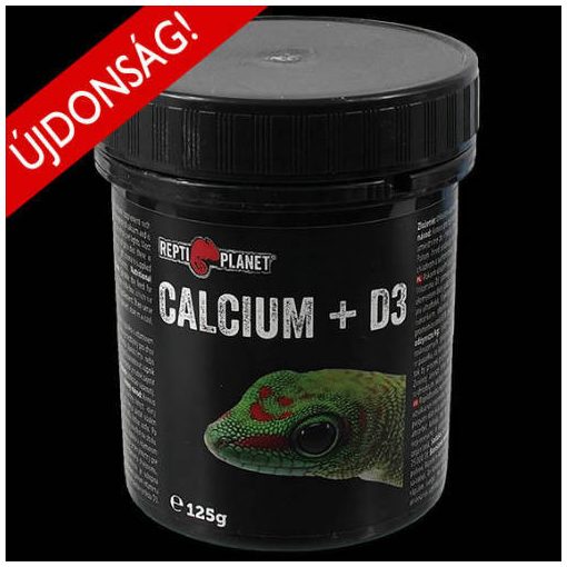 REPTI PLANET Calcium + D3  125g rovarevő hüllők részére