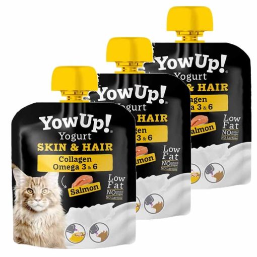 YOWUP SKIN AND HAIR Bőr-szőr ápoló prebiotikus joghurt macskáknak 85g
