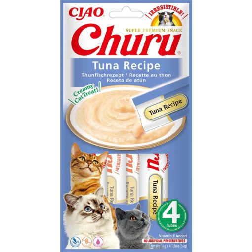 INABA CAT CHURU PÜRÉ Tonhal 4x14g