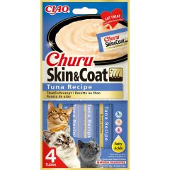 INABA CAT CHURU SKIN&COAT Tonhal 4x14g
