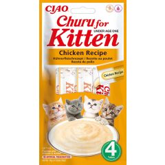 INABA CAT CHURU KITTEN Csirke 4x14g