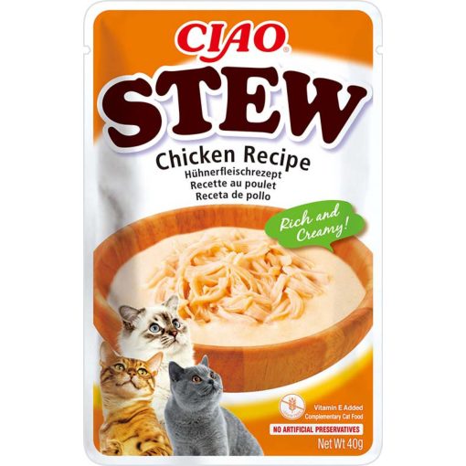 INABA CAT CHURU CIAO STEW Csirke 40g