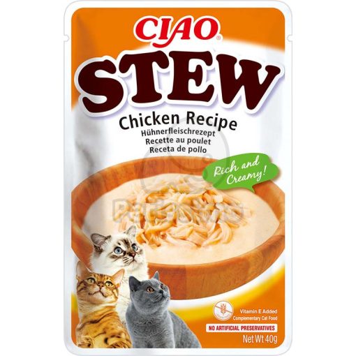 INABA CAT CHURU CIAO STEW Csirke 40g