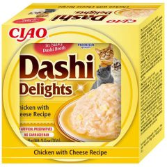 INABA CAT CHURU DASHI Csirke+Sajt 70g