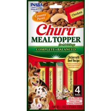 INABA DOG CHURU MEAL TOPPER Csirke+Marha 4x14g