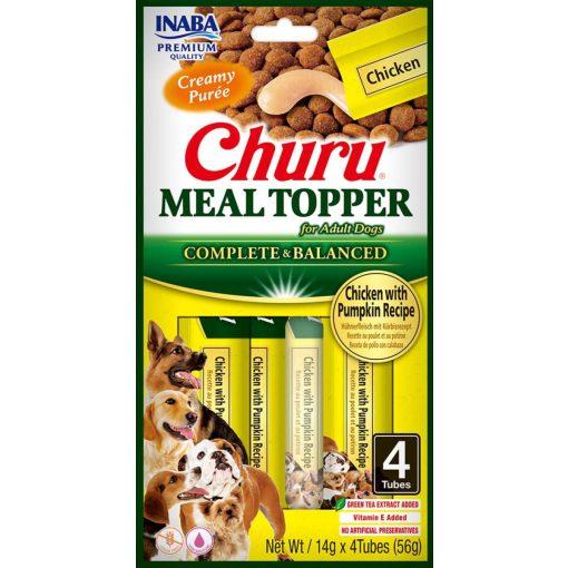 INABA DOG CHURU MEAL TROPPER.Csirke+Sütőtök 4x14g