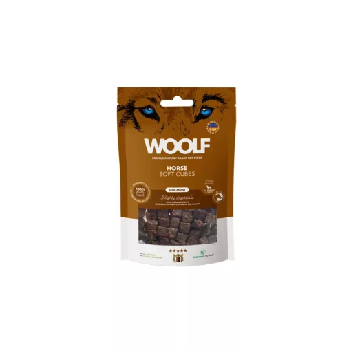 WOOLF MONOPROTEIN Főtt Lóhús kockák 100g