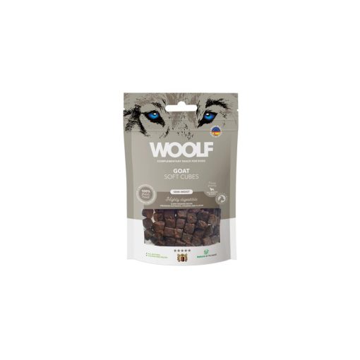 WOOLF MONOPROTEIN Főtt Kecskahús kockák 100g