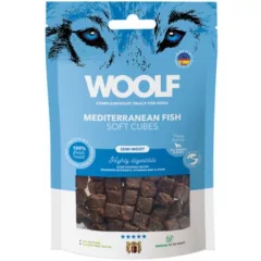 WOOLF MONOPROTEIN Főtt Mediterrán Halkocka 100g