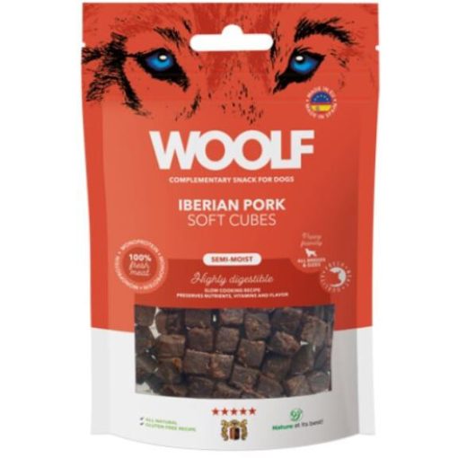 WOOLF MONOPROTEIN Főtt Mediterrán Sertés kockák 100g