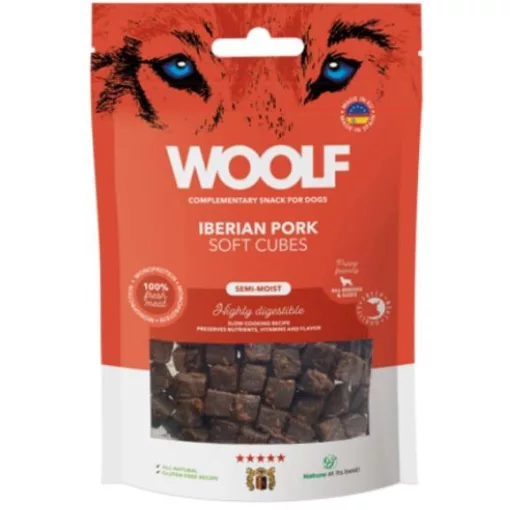 WOOLF MONOPROTEIN Főtt Mediterrán Sertés kockák 100g
