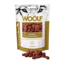 WOOLF Jutalomfalat kutyáknak Nyúlkocka 100g