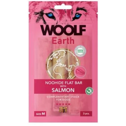 WOOLF Earth Noohide Kollagénes Rúd Lazaccal (S) 90g