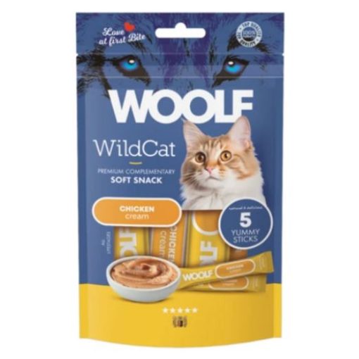 WOOLF WildCat KrémSnack Csirke 5x14g