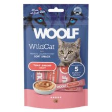 WOOLF WildCat KrémSnack Tonhal+Shrimp 5x14g