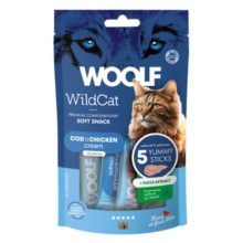 WOOLF WildCat KrémSnack Tőkehal+Csirke Yucca kivonattal 5x14g