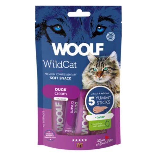 WOOLF WildCat KrémSnack Kacsa Macskamentával 5x14g